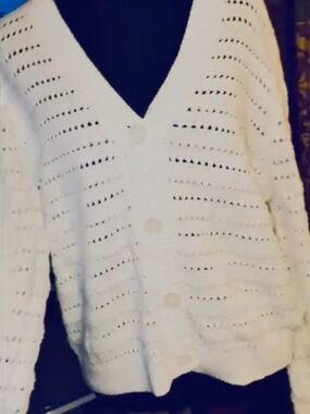Z Supply Cream Knit Cardigan